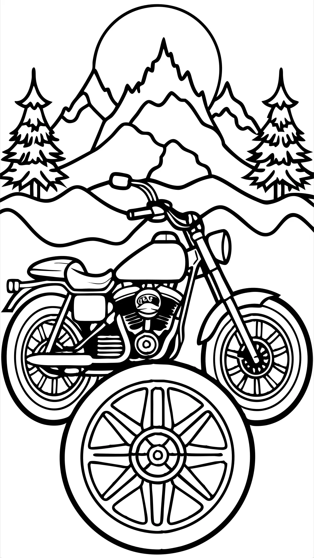 motorcylce coloring pages